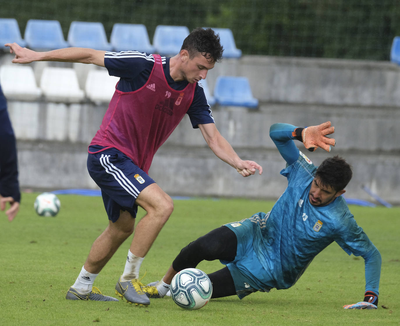 Fotos: Entrenamiento del Real Oviedo (20/08/19)