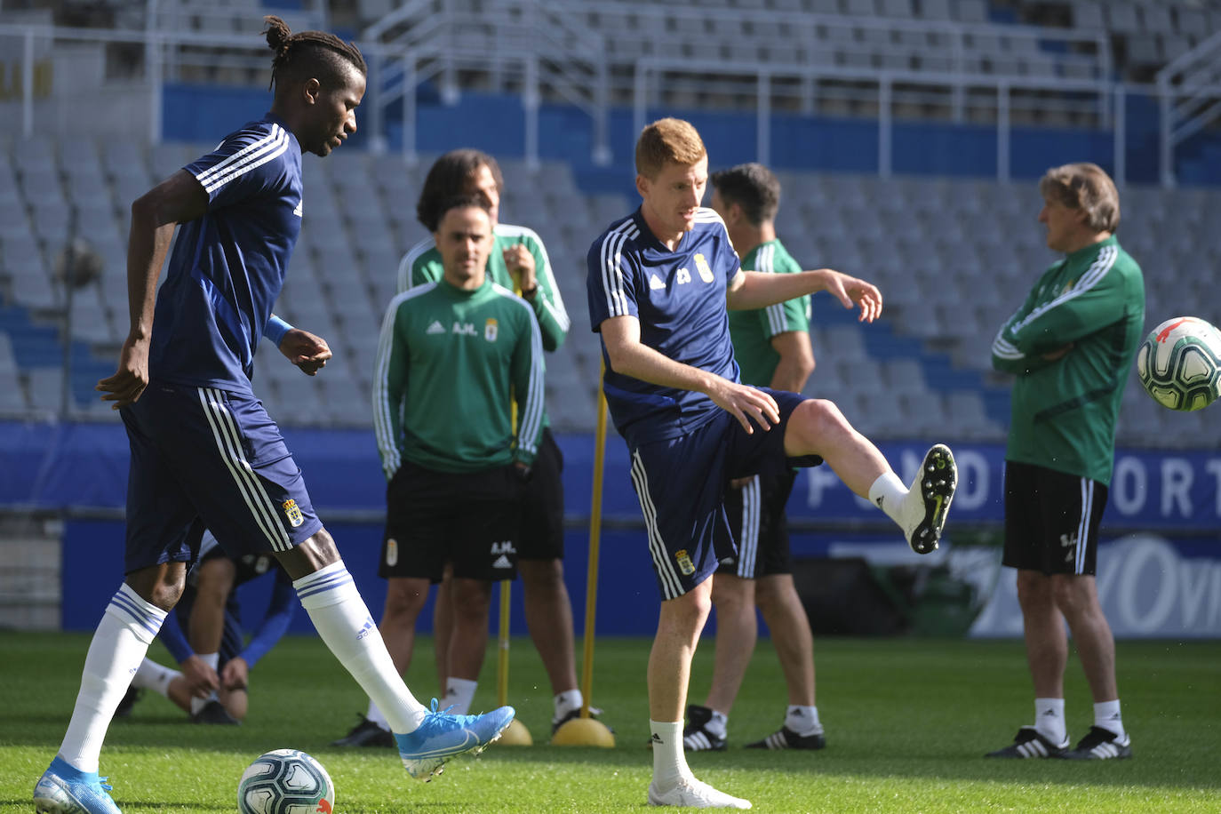 Fotos: Entrenamiento del Real Oviedo (22/08/19)