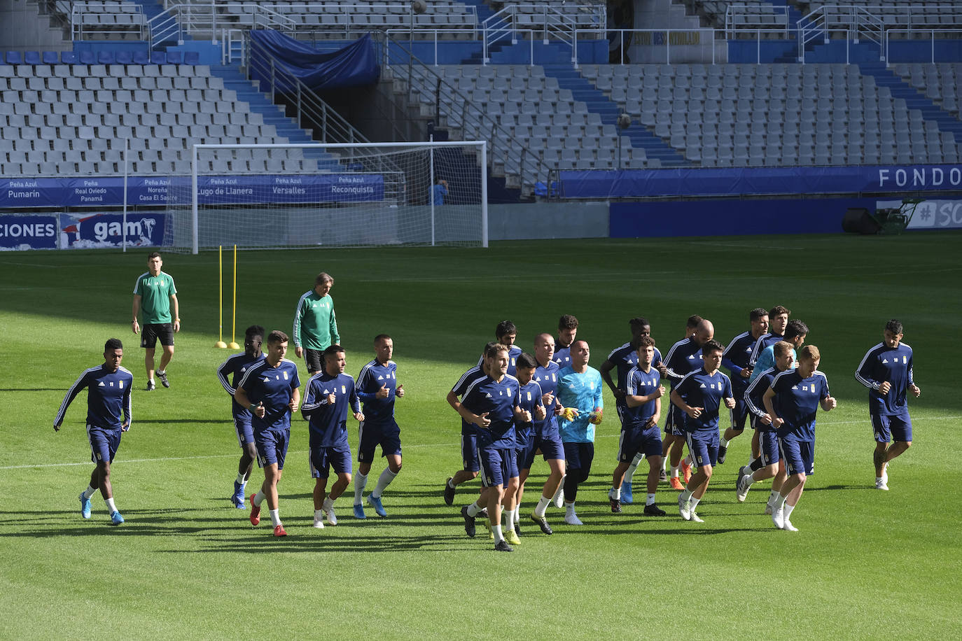 Fotos: Entrenamiento del Real Oviedo (22/08/19)