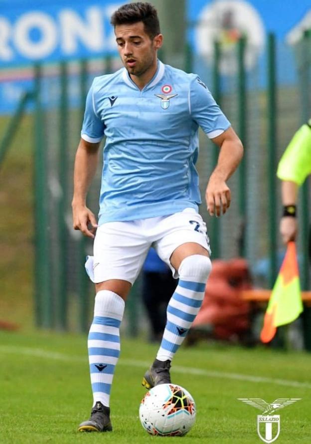 Jony, durante un amistoso de pretempora con la Lazio. 