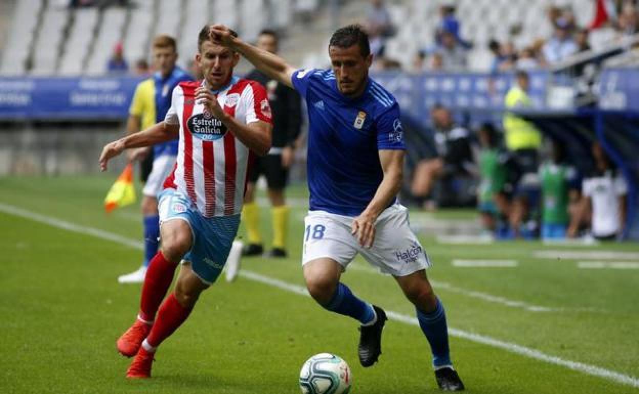 Bolaños, en el partido ante el Lugo. 