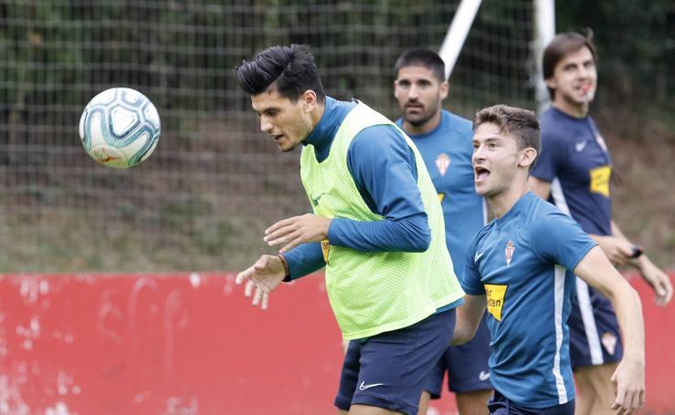 Fotos: Entrenamiento del Sporting (29-08-2019)