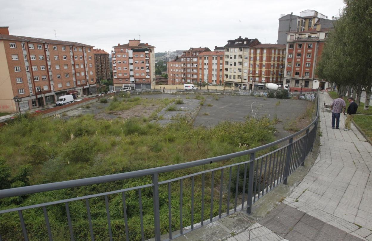 El solar donde están proyectadas las dos torres. 