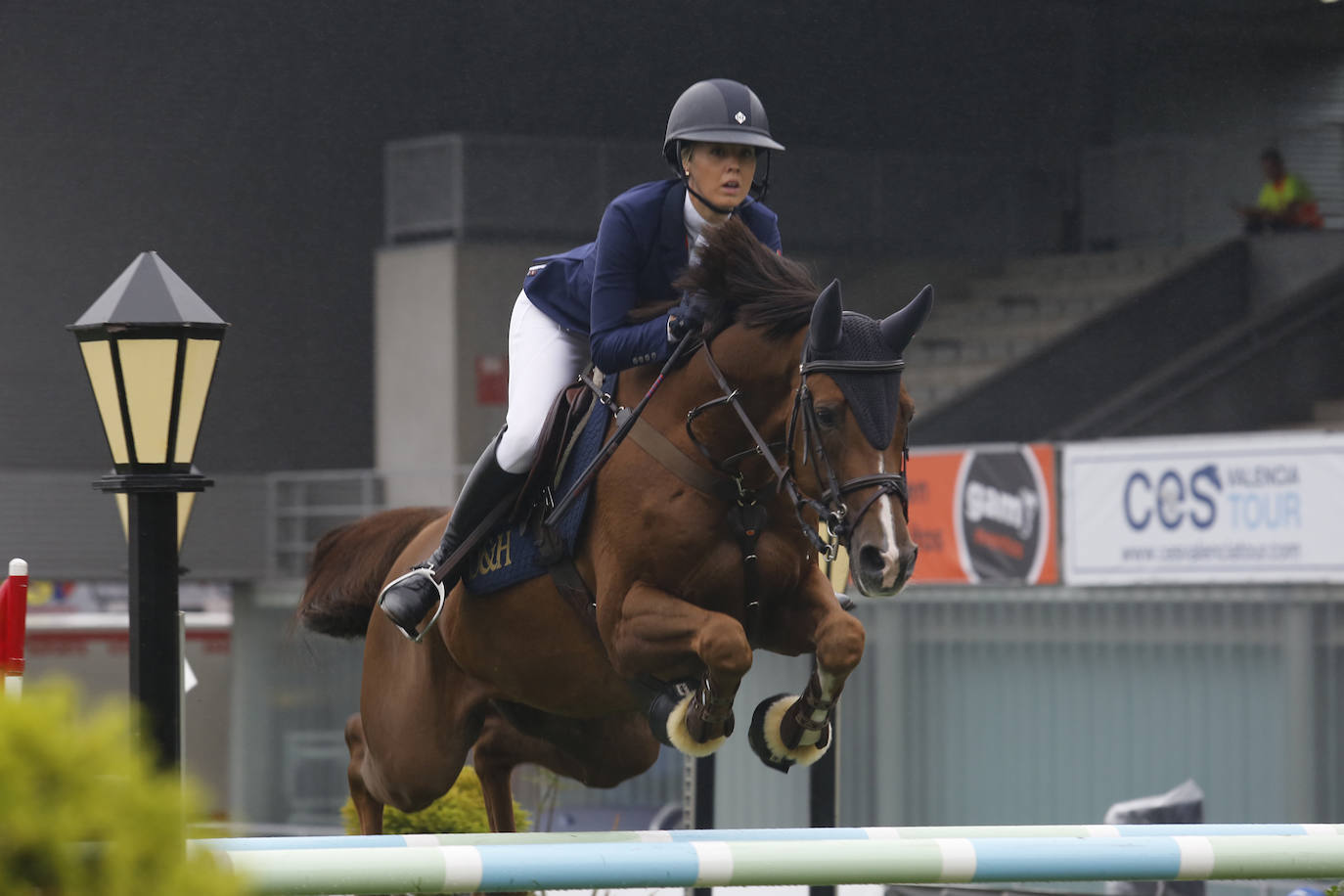 La ganadora de caballos jóvenes, Ellen Whitaker.