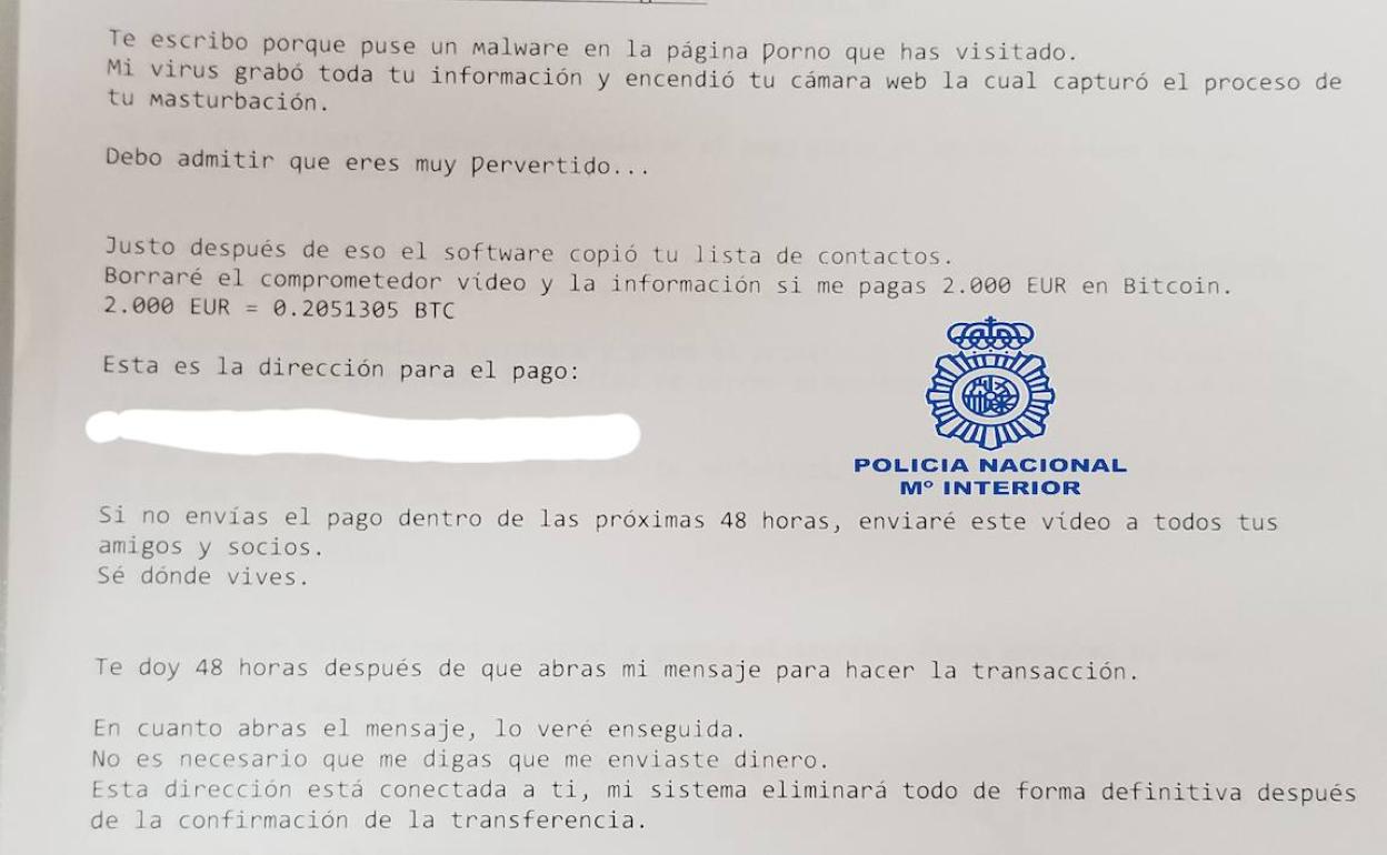 La Policía alerta de una campaña masiva de sextorsión en Asturias