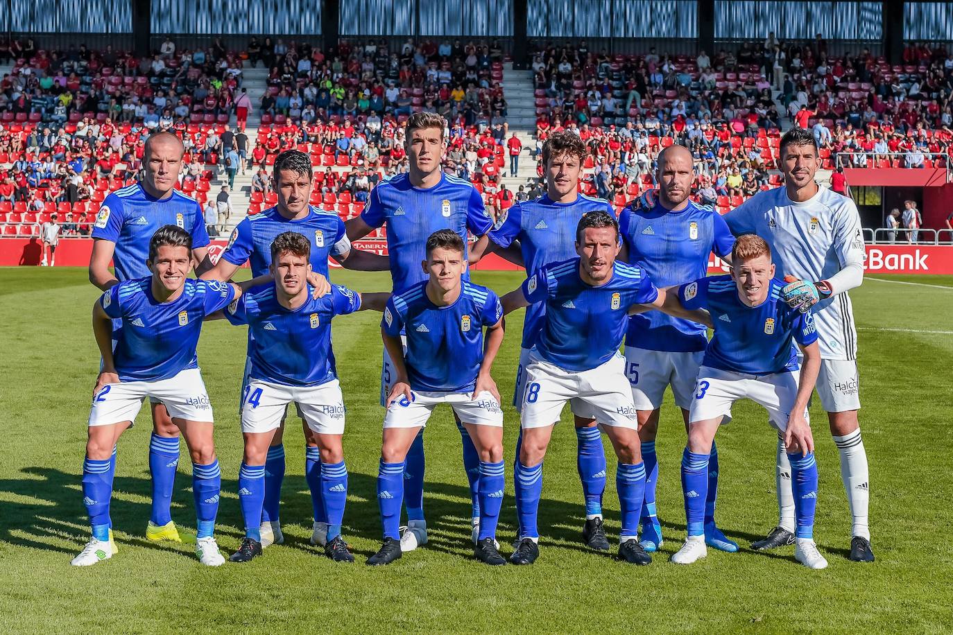 El conjunto azul, que se adelantó en el marcador con un tanto de Alfredo Ortuño, no pudo puntuar en Miranda de Ebro. Los tantos del equipo local fueron de Mezquelanz y de Mario Barco. 