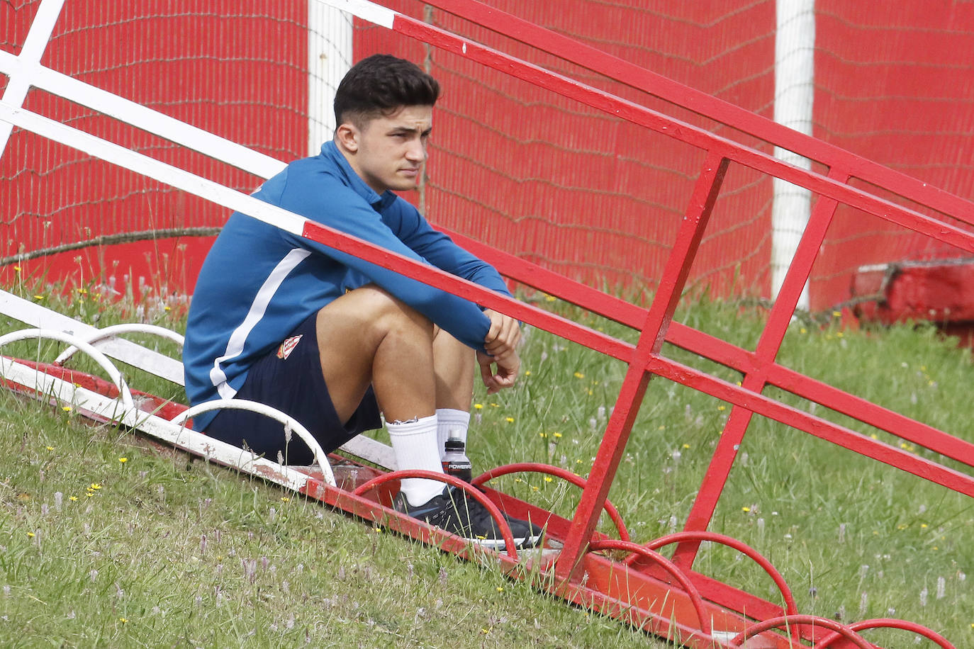 Los rojiblancos volvieron a los entrenamientos tras la primera derrota de la temporada en El Alcoraz ante el Huesca.