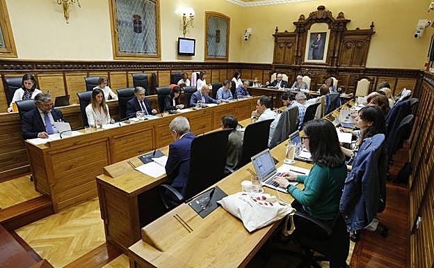 Pleno ordinario del Ayuntamiento de Gijón