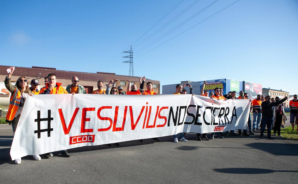 Vesuvius presenta el ERE entre protestas de los trabajadores