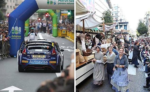 Cortes de tráfico en Oviedo con motivo de San Mateo y del Rally Princesa de Asturias