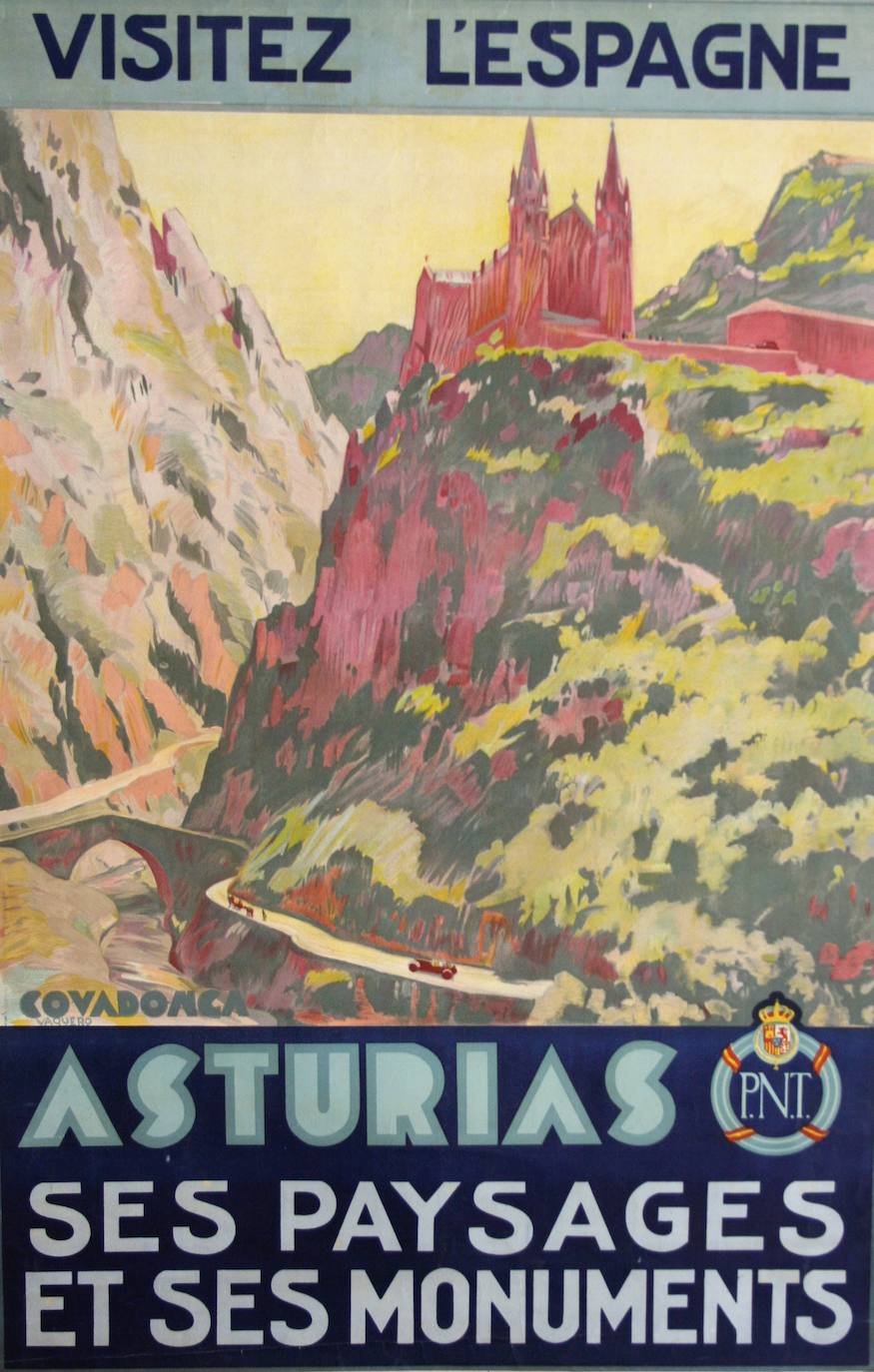 El Museo del Pueblo de Asturias custodia carteles promocionales de Asturias datados entre 1929 y 1984 