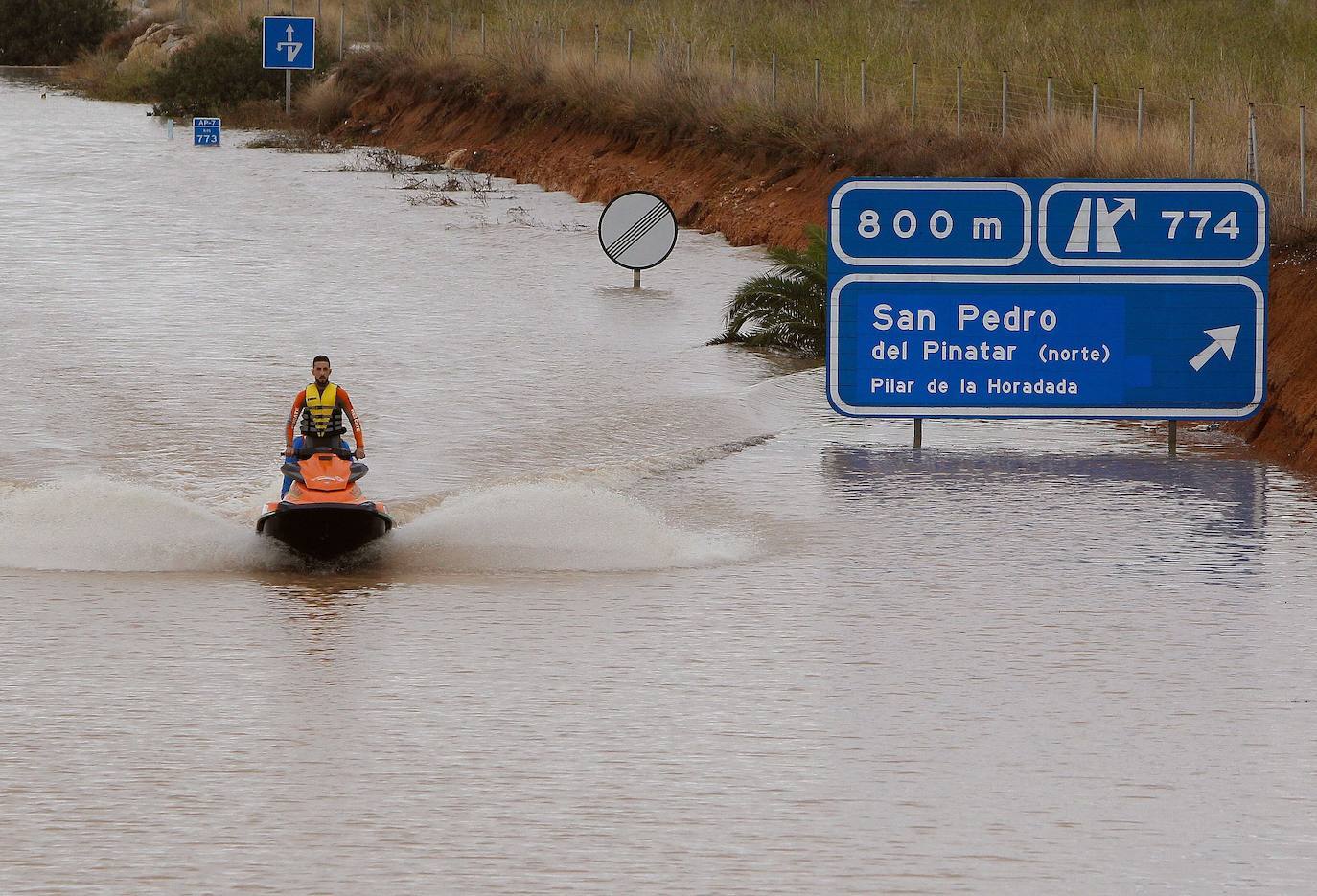 Comunidad Valenciana y Murcia han sido los puntos más afectados por la gota fría.