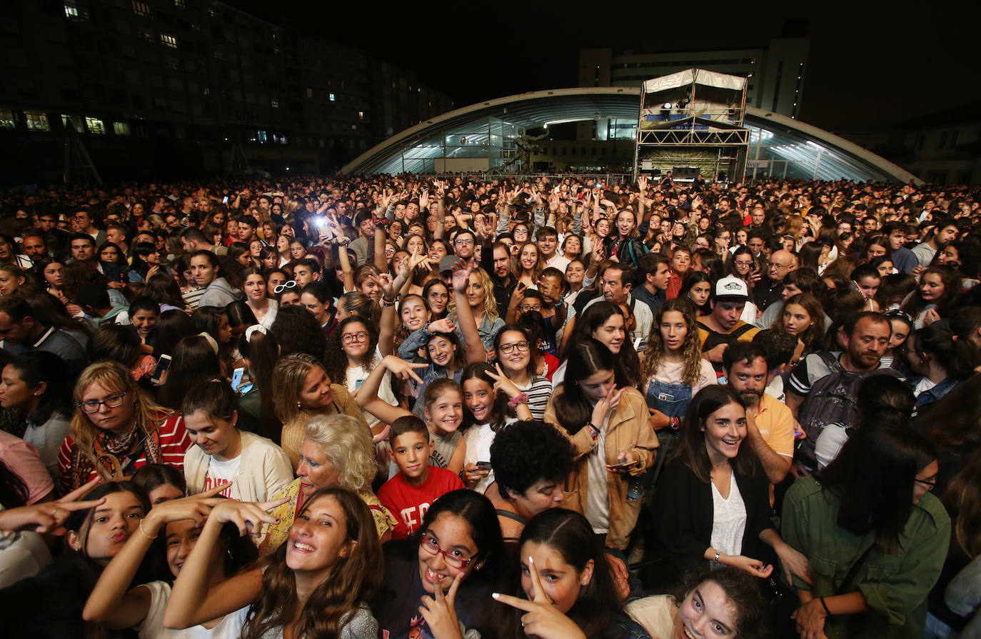 La cantante actuó en el escenario de la Losa ante un público totalmente entregado. 