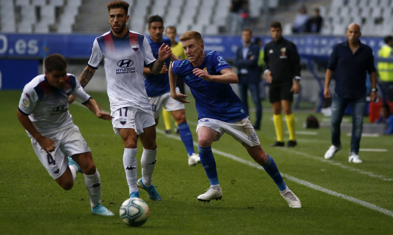 Los azules solo pudieron arrancar un empate ante el Extremadura (1-1), en un partido en el que fueron de menos a más.