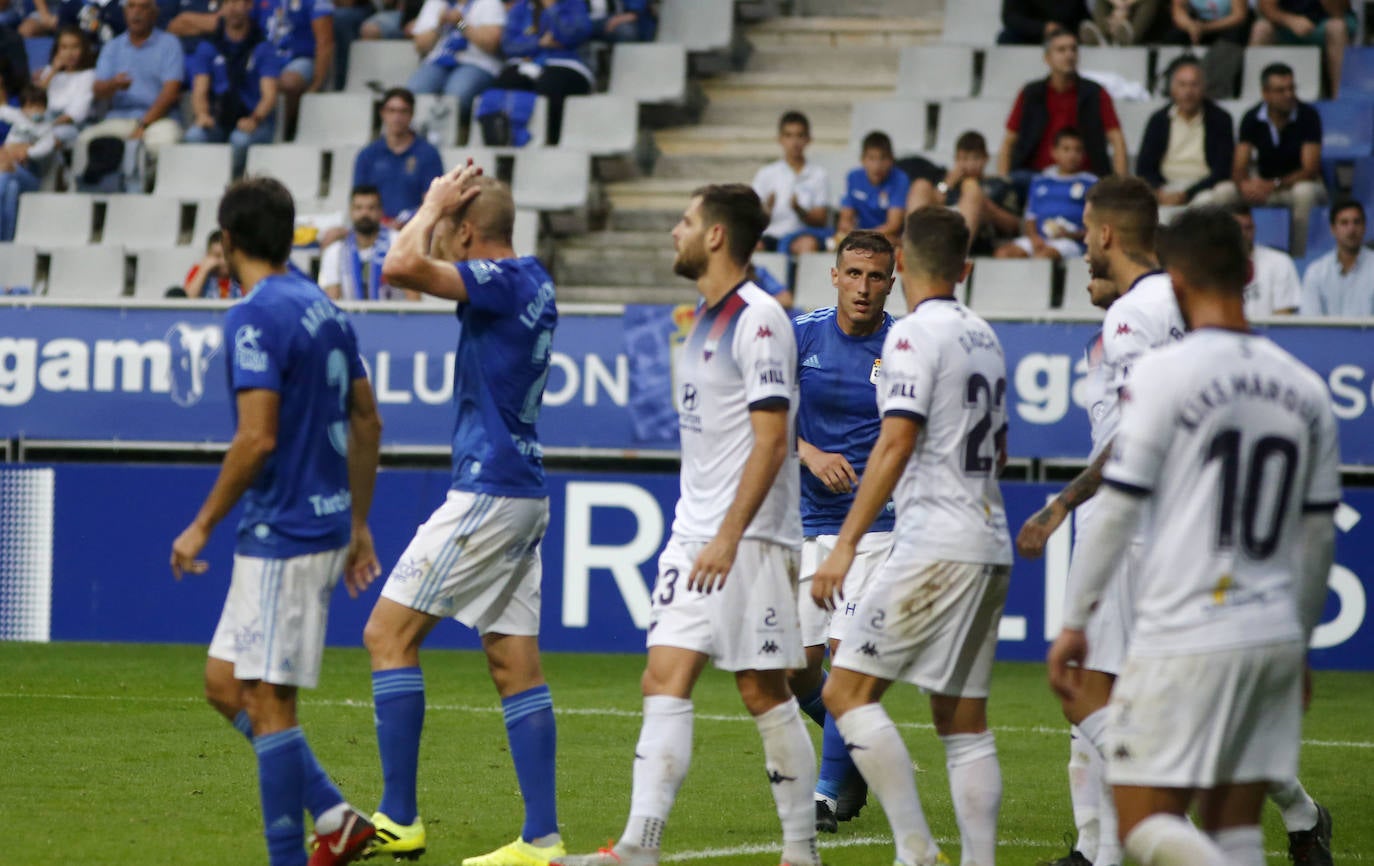 Los azules solo pudieron arrancar un empate ante el Extremadura (1-1), en un partido en el que fueron de menos a más.