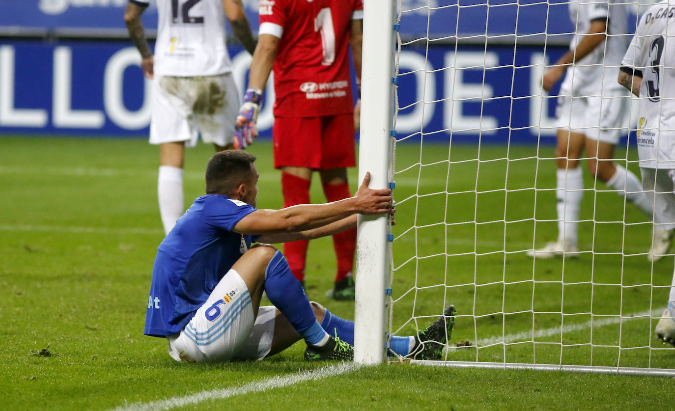 Los azules solo pudieron arrancar un empate ante el Extremadura (1-1), en un partido en el que fueron de menos a más.