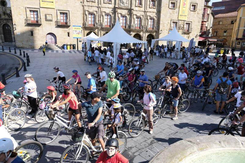 Parte del centro de la ciudad se peatonalizó y las bicis constituyeron el vehículo más utilizado.