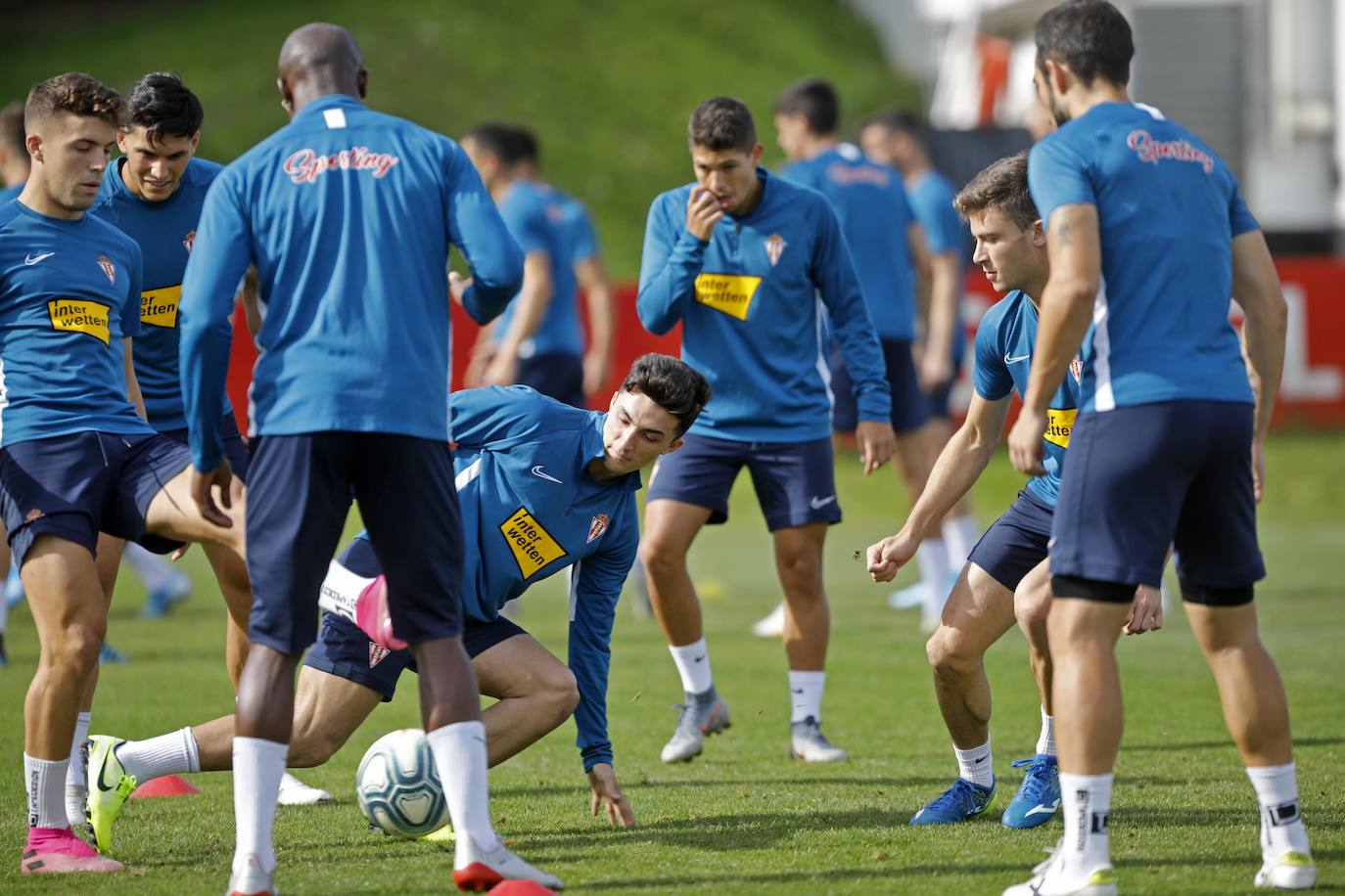 Fotos: Entrenamiento del Sporting (25-09-2019)