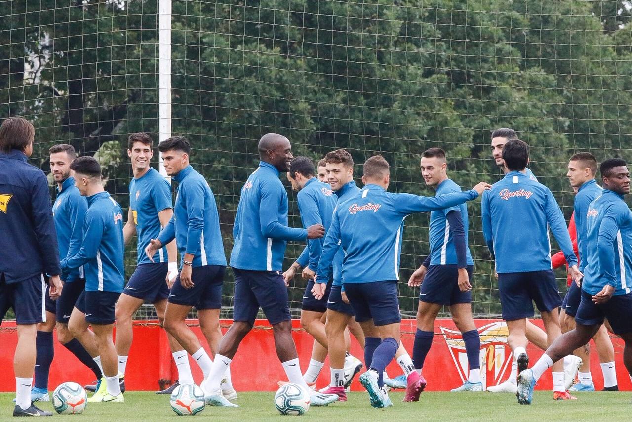 Fotos: Entrenamiento del Sporting (27-09-2019)