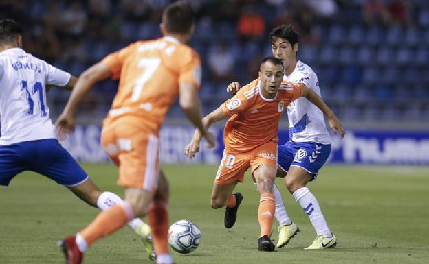 Sergio Tejera, en el partido de este miércoles en Tenerife. 