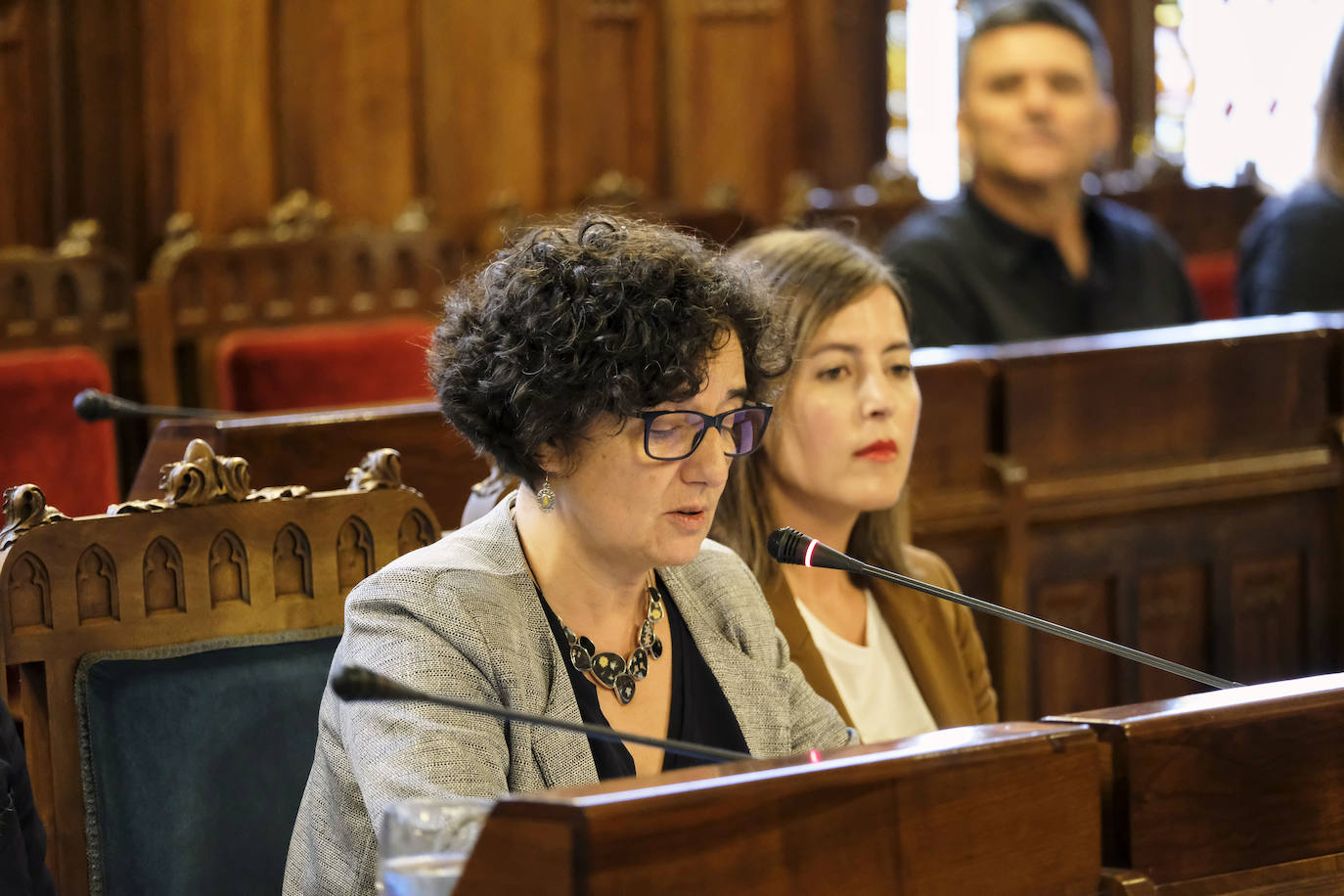 La consejera de Cultura, Política Lingüistica y Turismo, Berta Piñán.