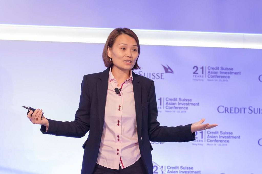 Joey Wat, directora ejecutiva de Yum China Holdings.