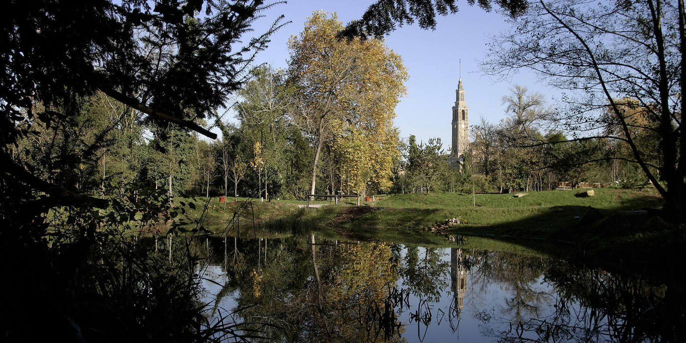 Lago en el Jardín Botánico.