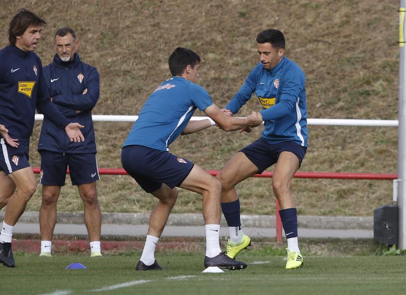 Fotos: Entrenamiento del Sporting (09/10/19)