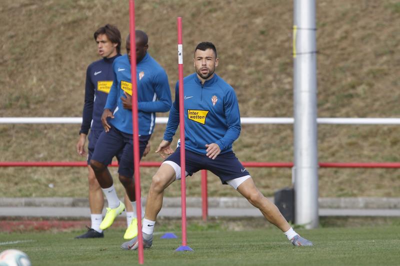 Fotos: Entrenamiento del Sporting (09/10/19)