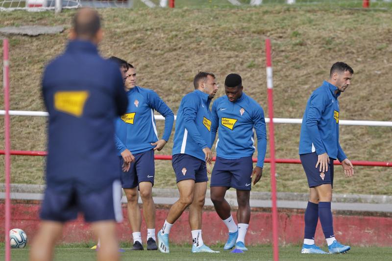 Fotos: Entrenamiento del Sporting (09/10/19)