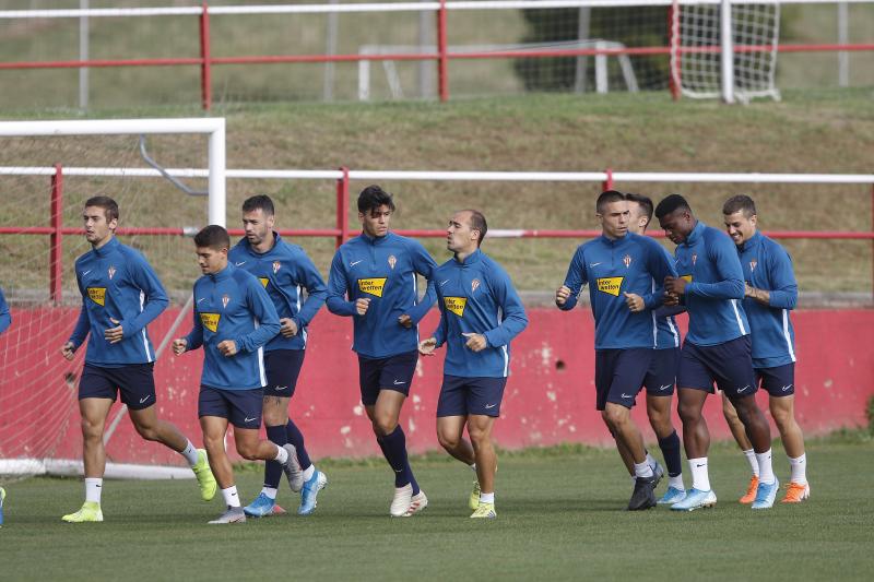 Fotos: Entrenamiento del Sporting (09/10/19)
