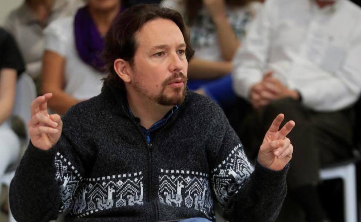 El candidato de Unidas Podemos, Pablo Iglesias.