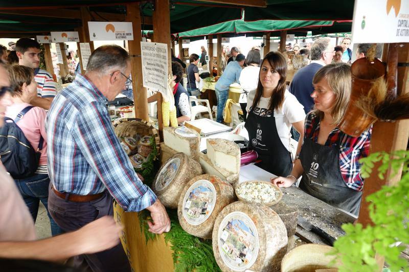 Fotos: Certamen del queso en Cangas y feria de la miel