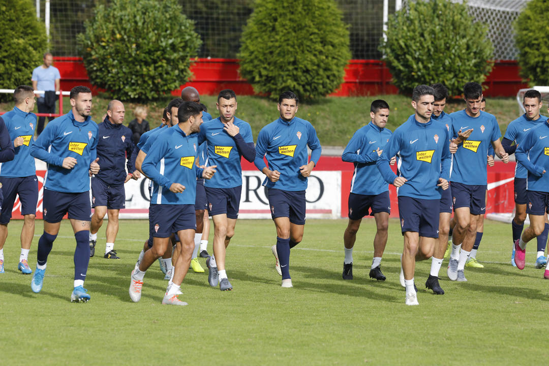 Fotos: Entrenamiento del Sporting (13-10-2019)