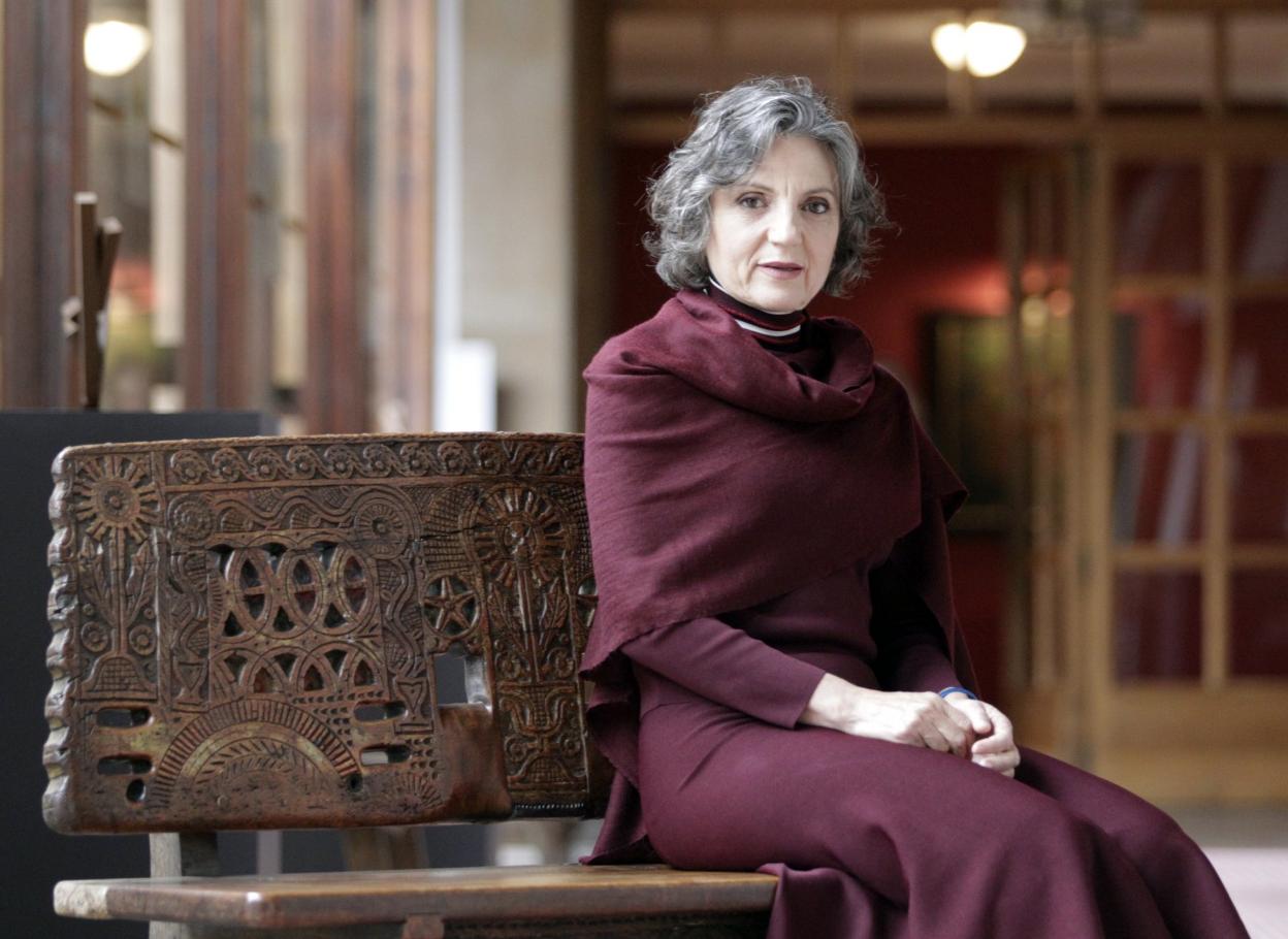 La bióloga argentina Sandra Myrna Díaz, ayer. 