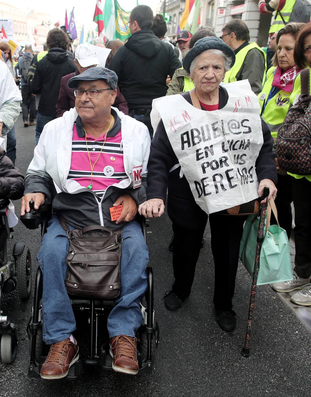 Fotos: La manifestación de los pensionistas, en imáganes