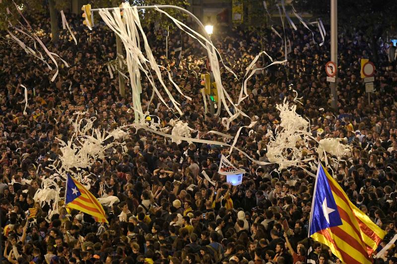 Fotos: Tercera jornada de protestas en Cataluña tras la sentencia del &#039;procés&#039;