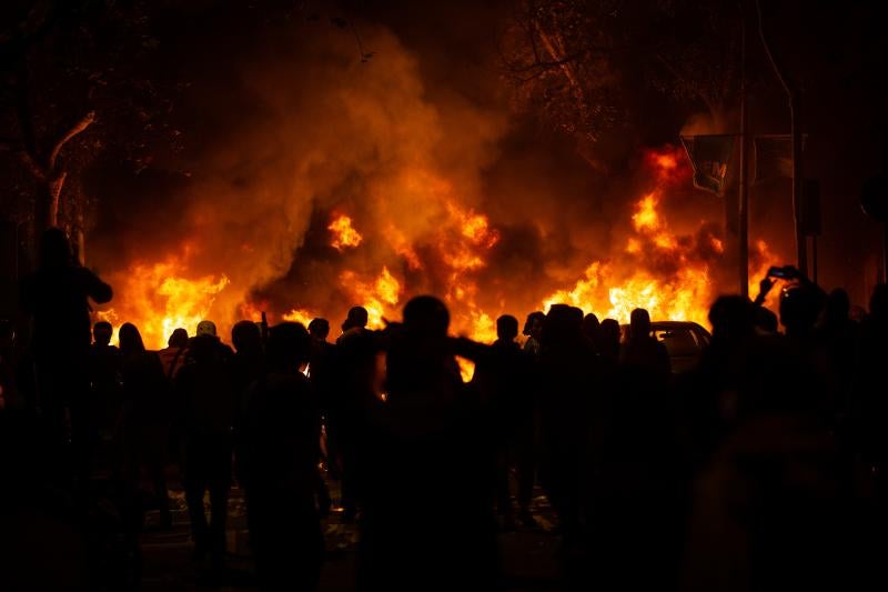 Fotos: Tercera jornada de protestas en Cataluña tras la sentencia del &#039;procés&#039;