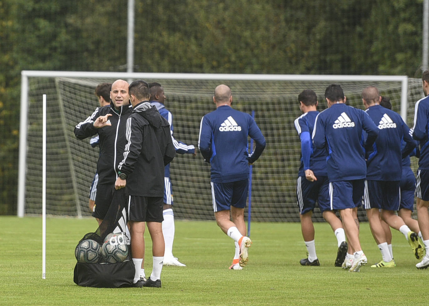 Fotos: Entrenamiento del Real Oviedo (17-10)