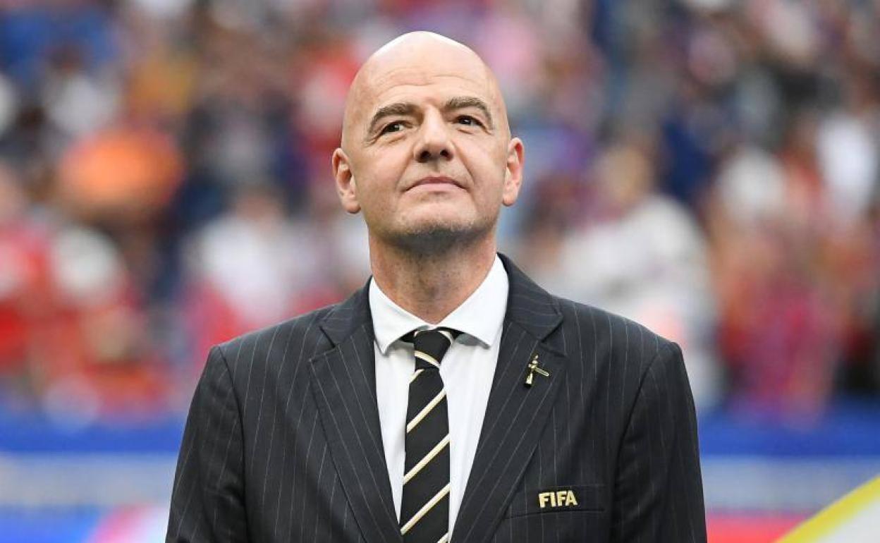 El presidente de la FIFA Gianni Infantino.