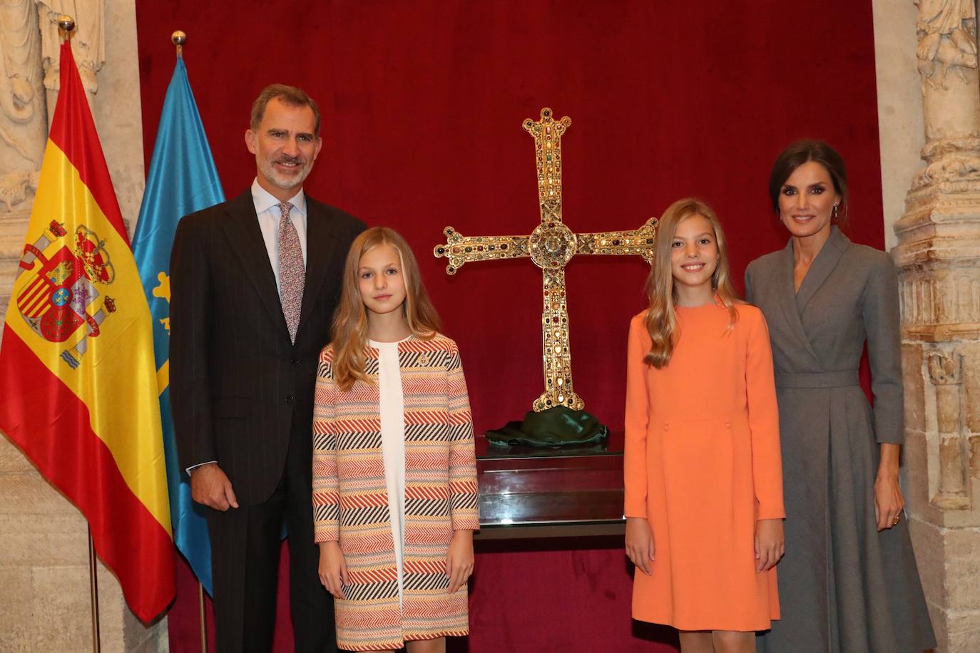 Doña Leonor llega a Oviedo en sus primeros Premios Princesa de Asturias. 