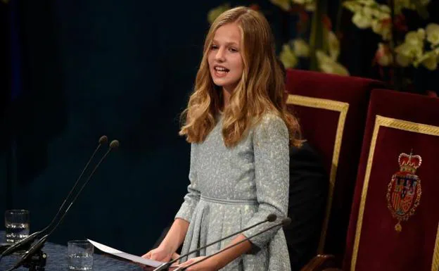 Así ha sido el primer discurso de la Princesa de Asturias