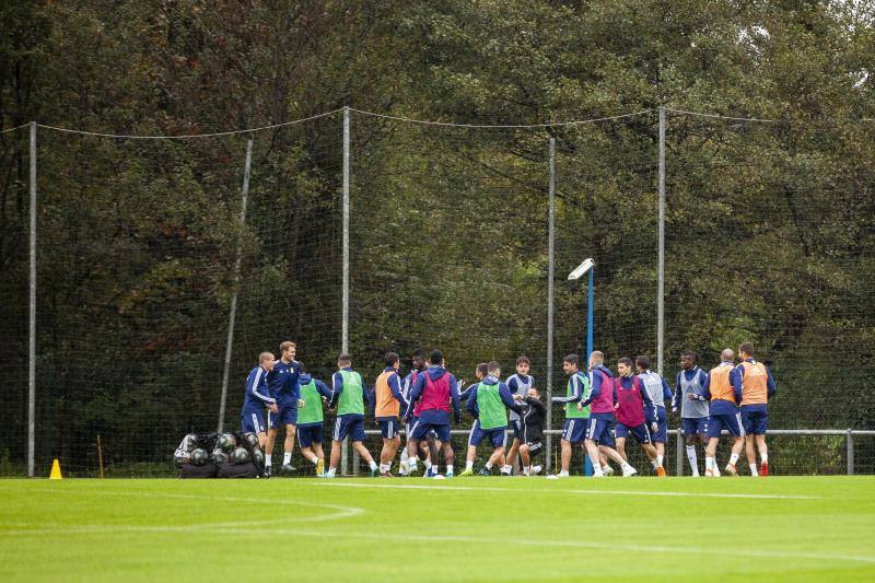 Entrenamiento del Real Oviedo (19/10/2019)