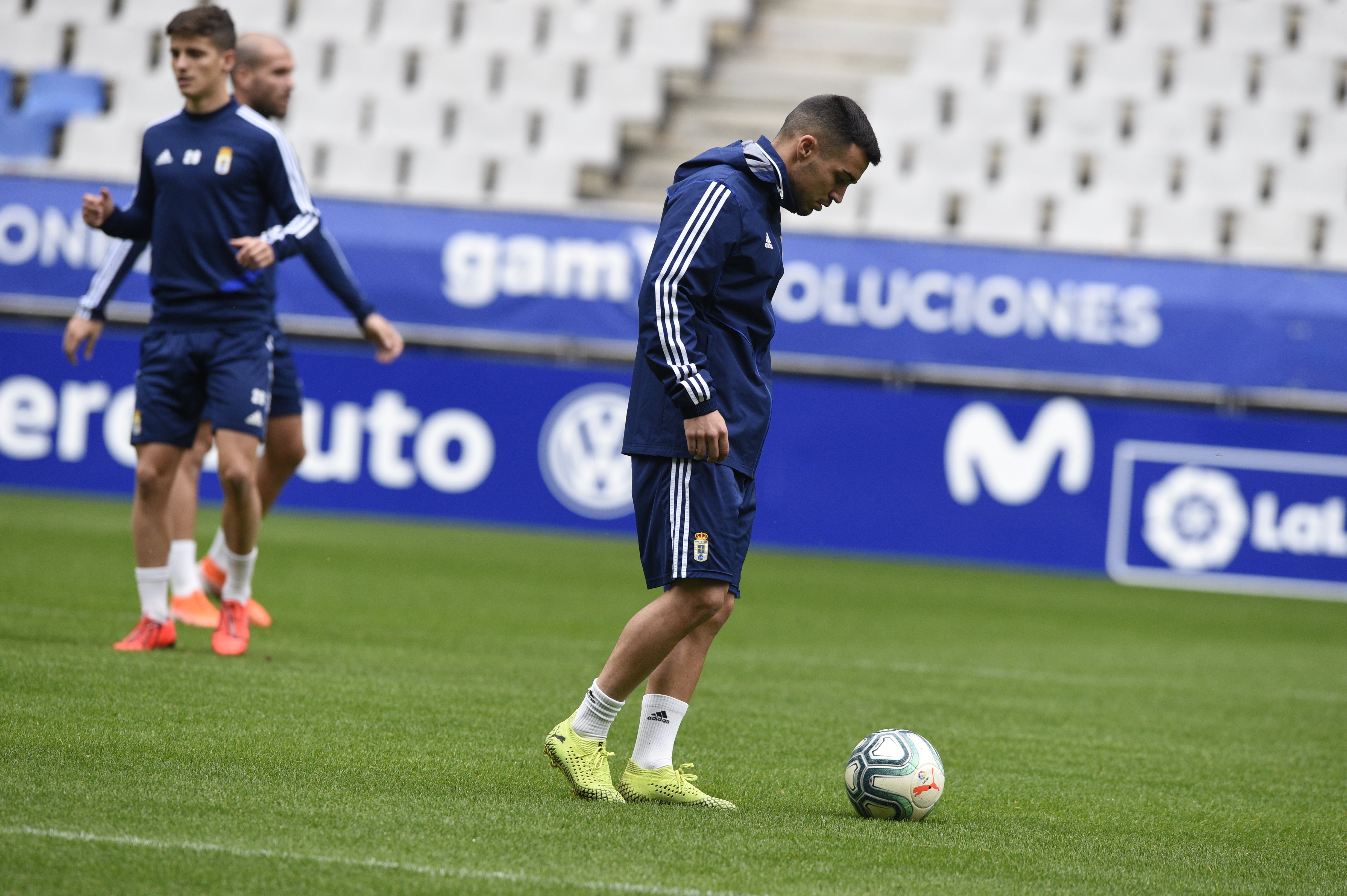 El Oviedo prepara su próximo encuentro ante el Almería