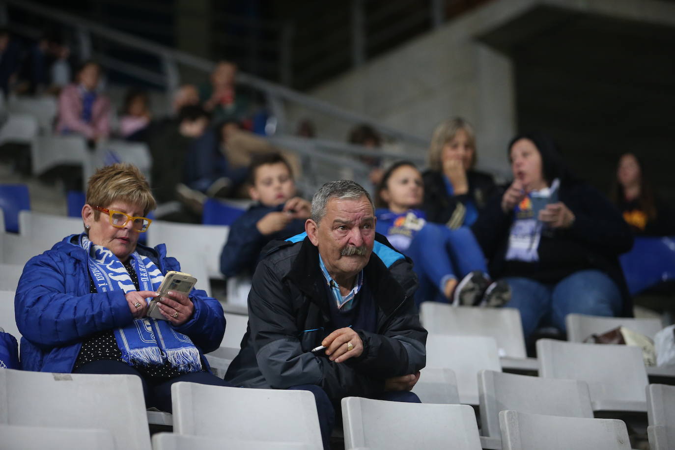 Búscate en nuestra galería si estuviste en el empate del Oviedo contra el Almería. 