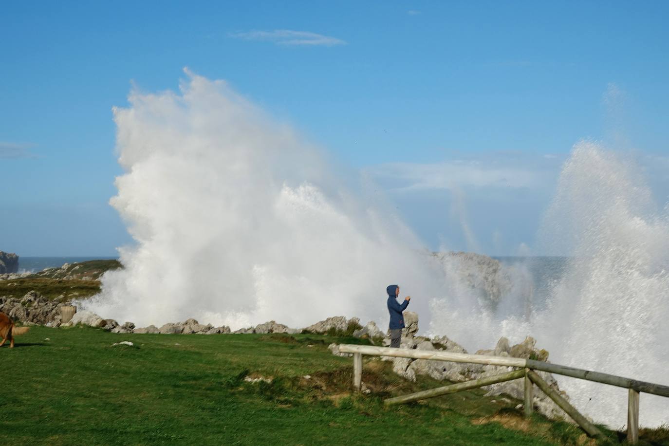 Fotos: Las impresionantes imágenes que deja &#039;Amelie&#039; en la costa de Asturias