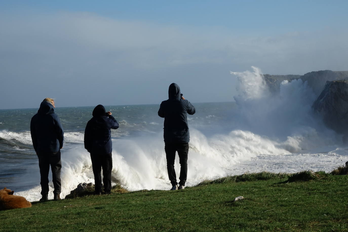 Fotos: Las impresionantes imágenes que deja &#039;Amelie&#039; en la costa de Asturias