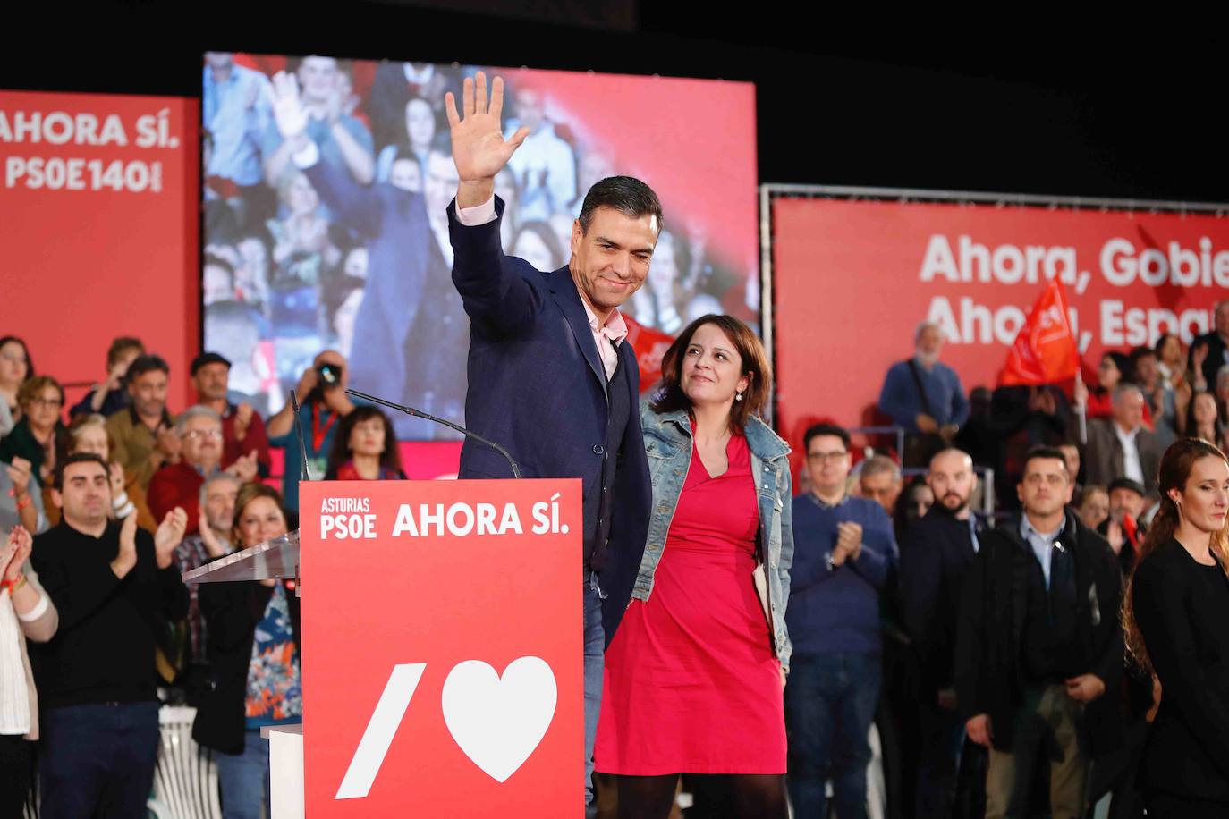 El presidente del Gobierno en funciones y candidato del PSOE ha llamado a la movilización para «frenar a la ultraderecha»