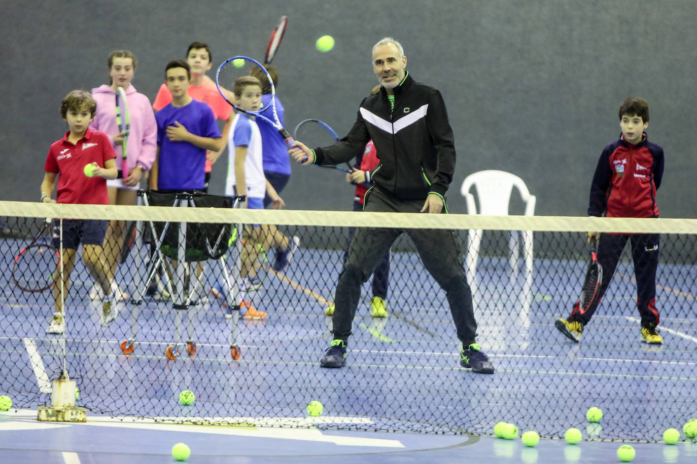 Puntos de tenis por la fibrosis quística.