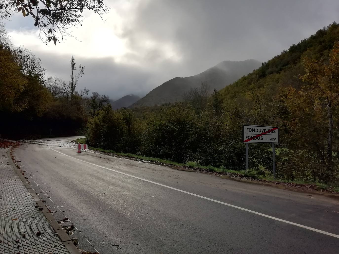 Las intensas lluvias han provocado argayos en Cangas de Onís, Cirieño, Poncebos y en Degaña. Además, se han desbordado los ríos Nalón y Trubia. 